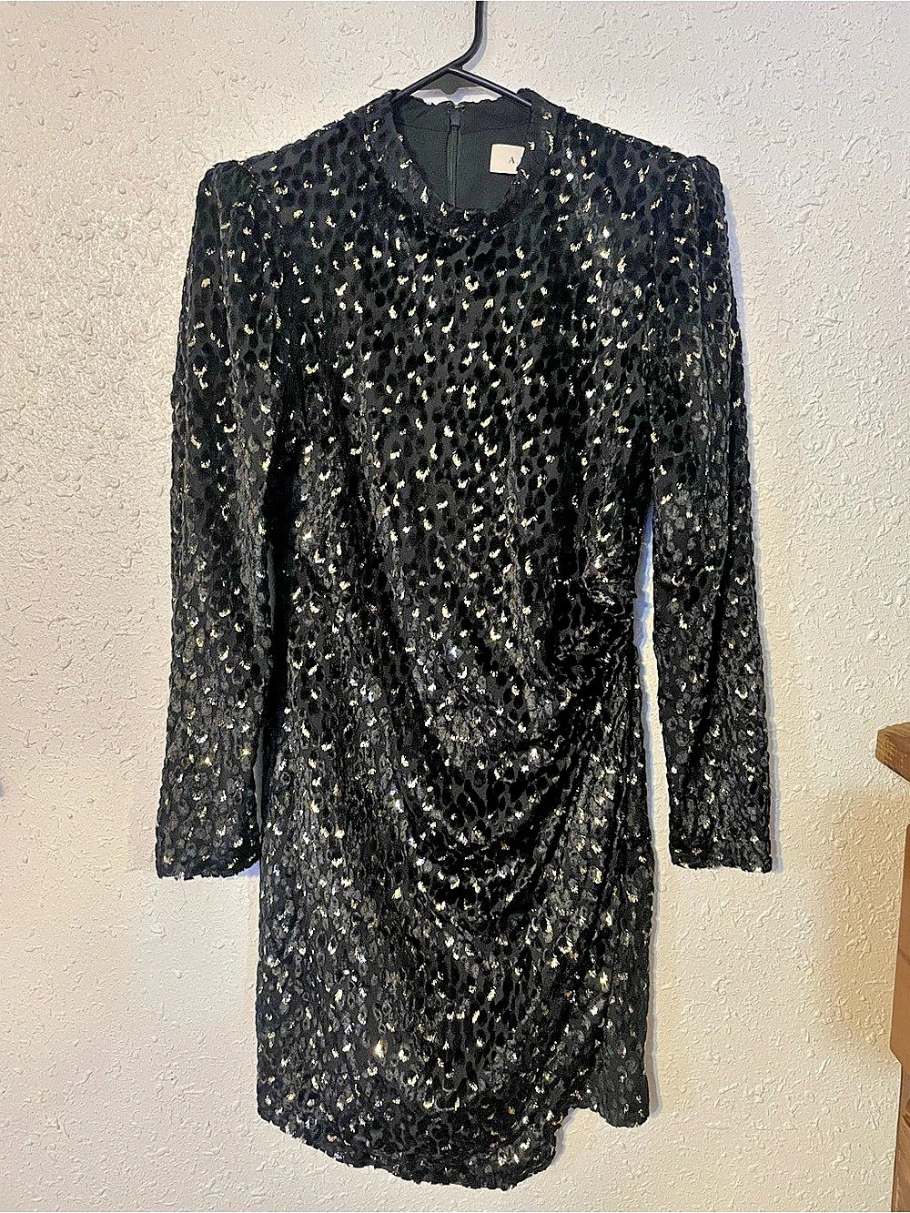 A.L.C.  Black & Gold. Black & Gold Mini Dress Size 2 Like New